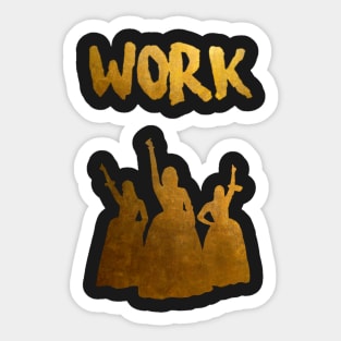 WORK Sticker